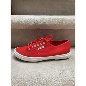 Men's Size 11 Red White Superga Cotu Shoes New In Box lace up Mexico